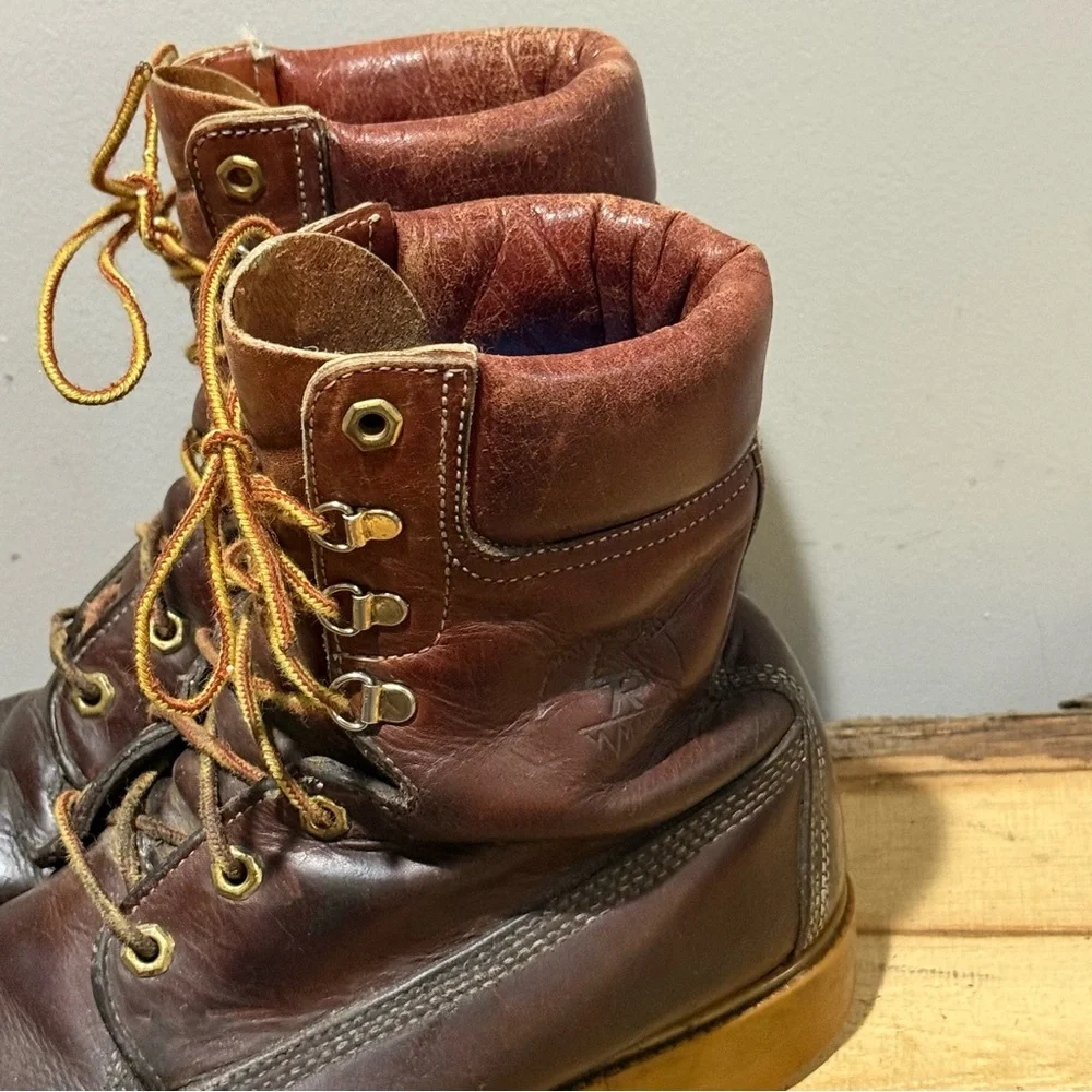 Vintage Land Rover by Thom McAn Weathered‎ Leather Boots Size 9 A44